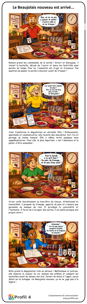 Bande dessinée DISC Beaujolais nouveau